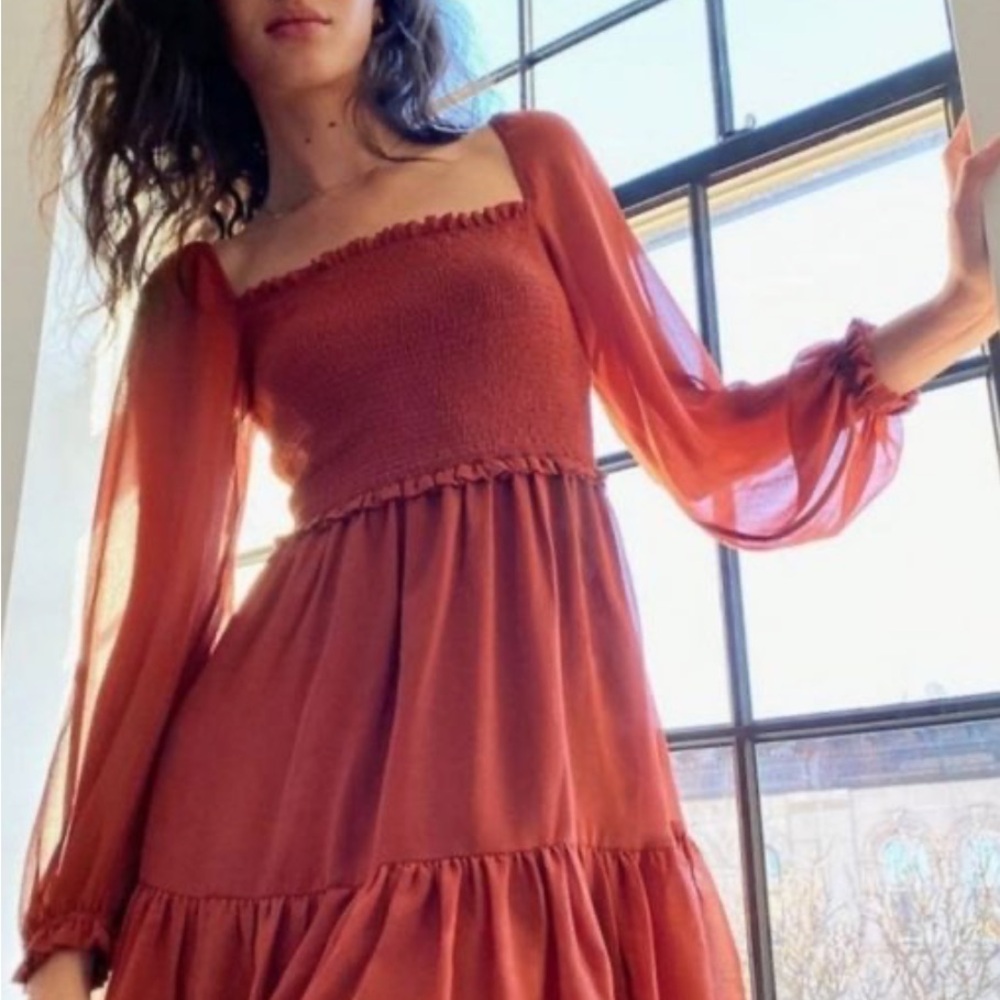 Aritzia Wilfred Red Dress